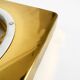 Two 1970s brass wall lamps by Rolf Krüger for Heinz Neuhaus Leuchten