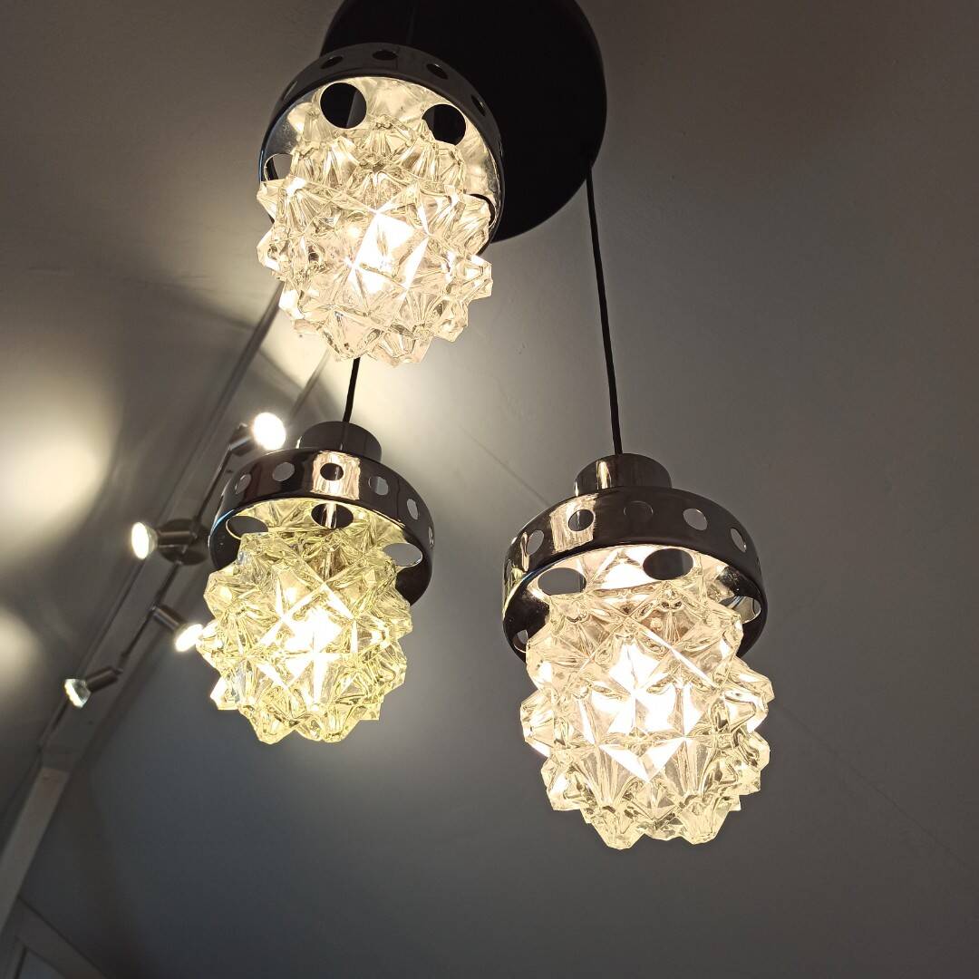 Seventies waterfall chandelier