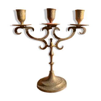 Brass candlestick