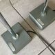 Paire de lampadaires Herstal acier chromé