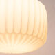 Paire de suspensions en verre opaline Vintage, bloc de l’est 1970