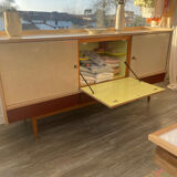 Vintage sideboard 60s beige