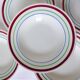 5 assiettes creuses vintage en porcelaine 220501