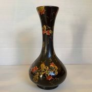 Vase décor japonisant