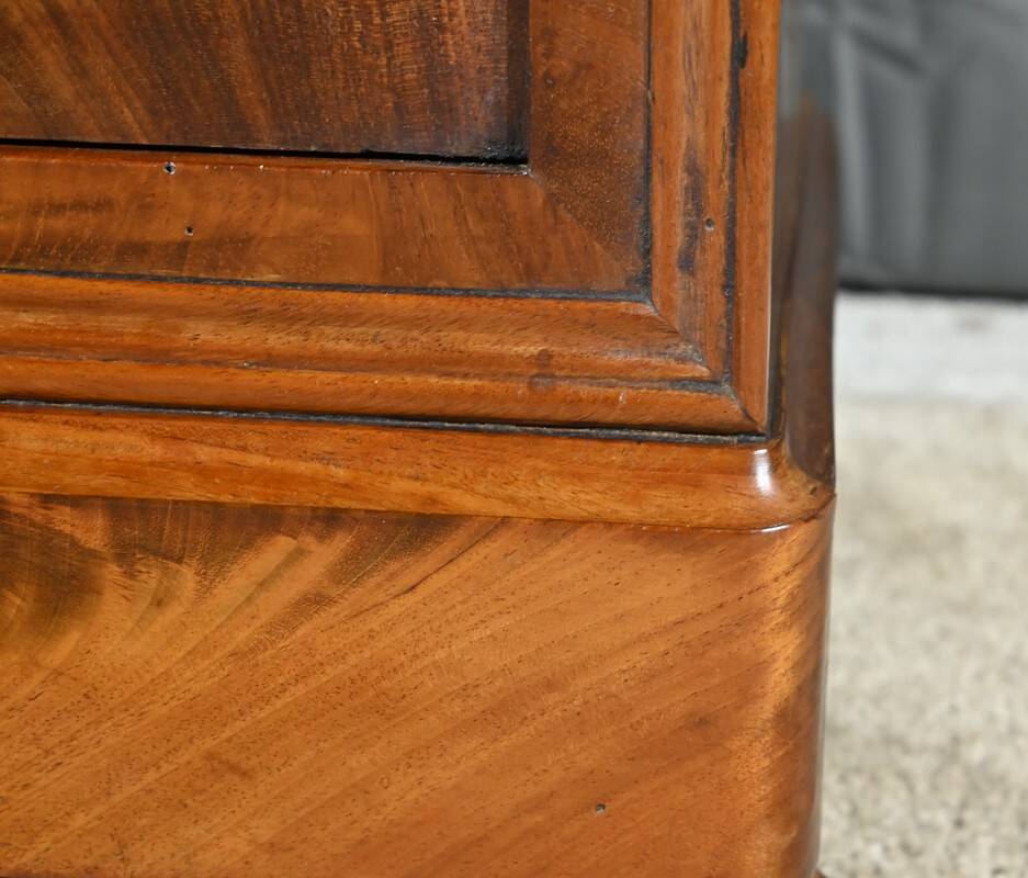 Mahogany Bedside Table, Restoration style – 2nd part 19th century
