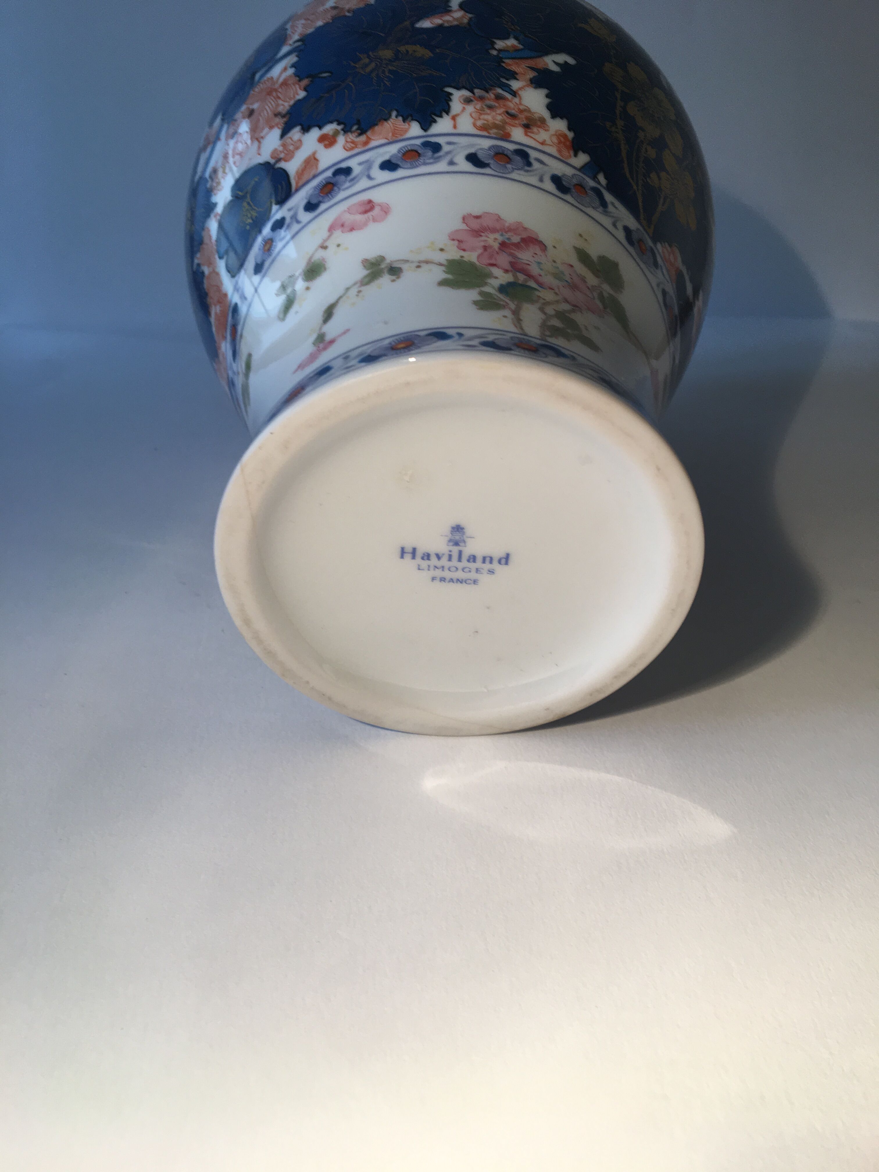 Vase en porcelaine de Limoges Haviland collection Dammouse Selency