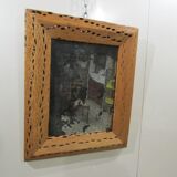 Superb mercury mirror 33x43cm