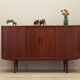 Buffet haut en teck, design danois, années 1960, production : Danemark