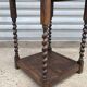 1950s turned wood side table