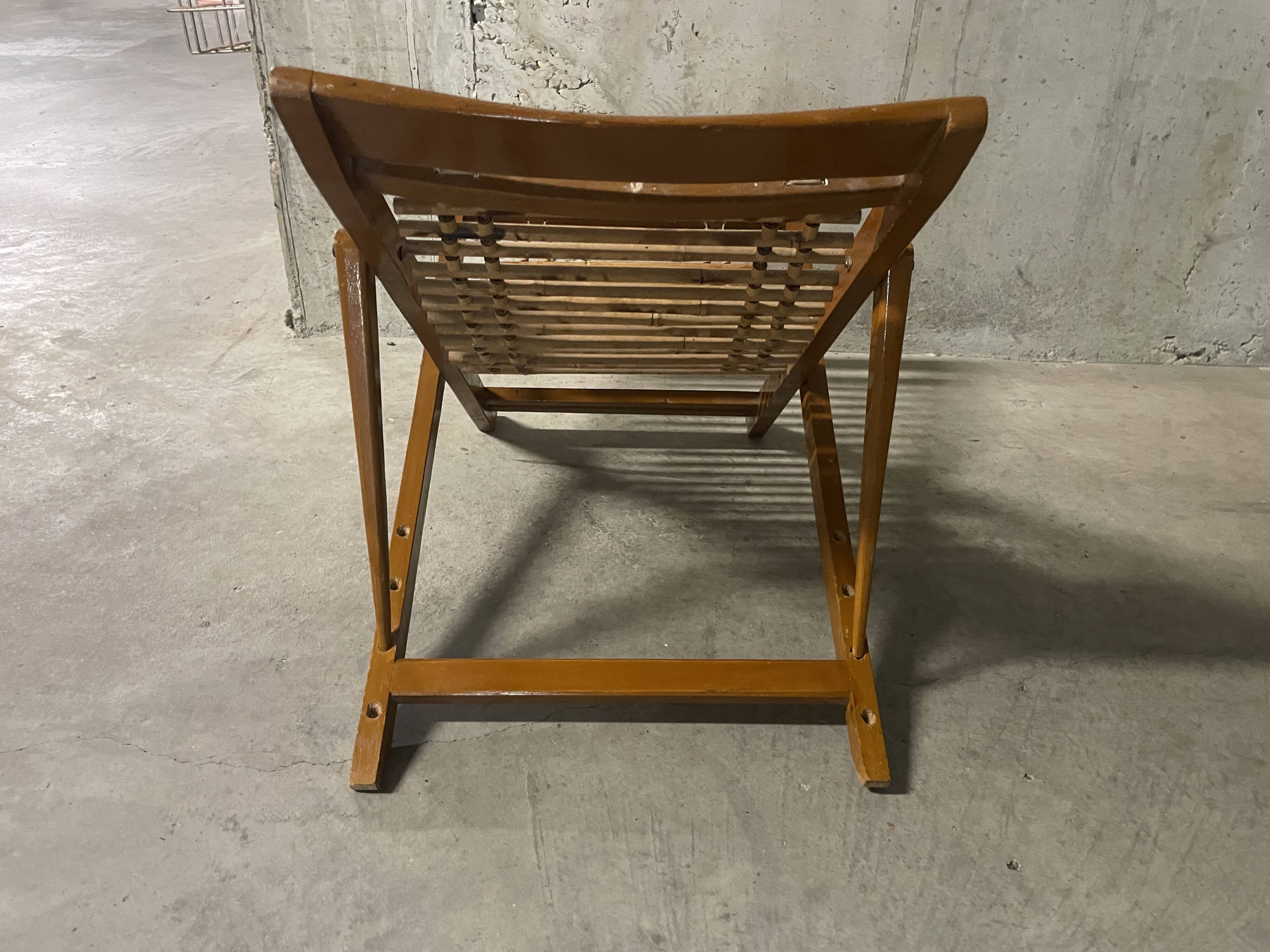Chaise longue enfant années 50