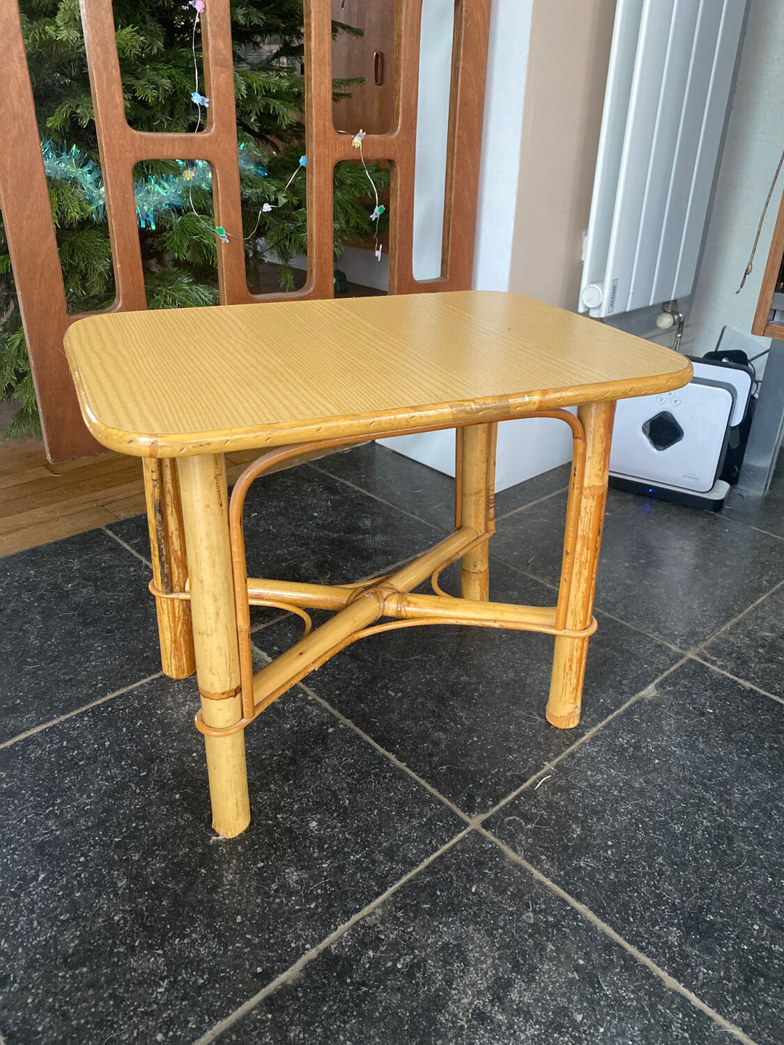 Rattan children's table