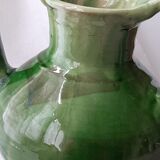 Old glazed terracotta pitcher