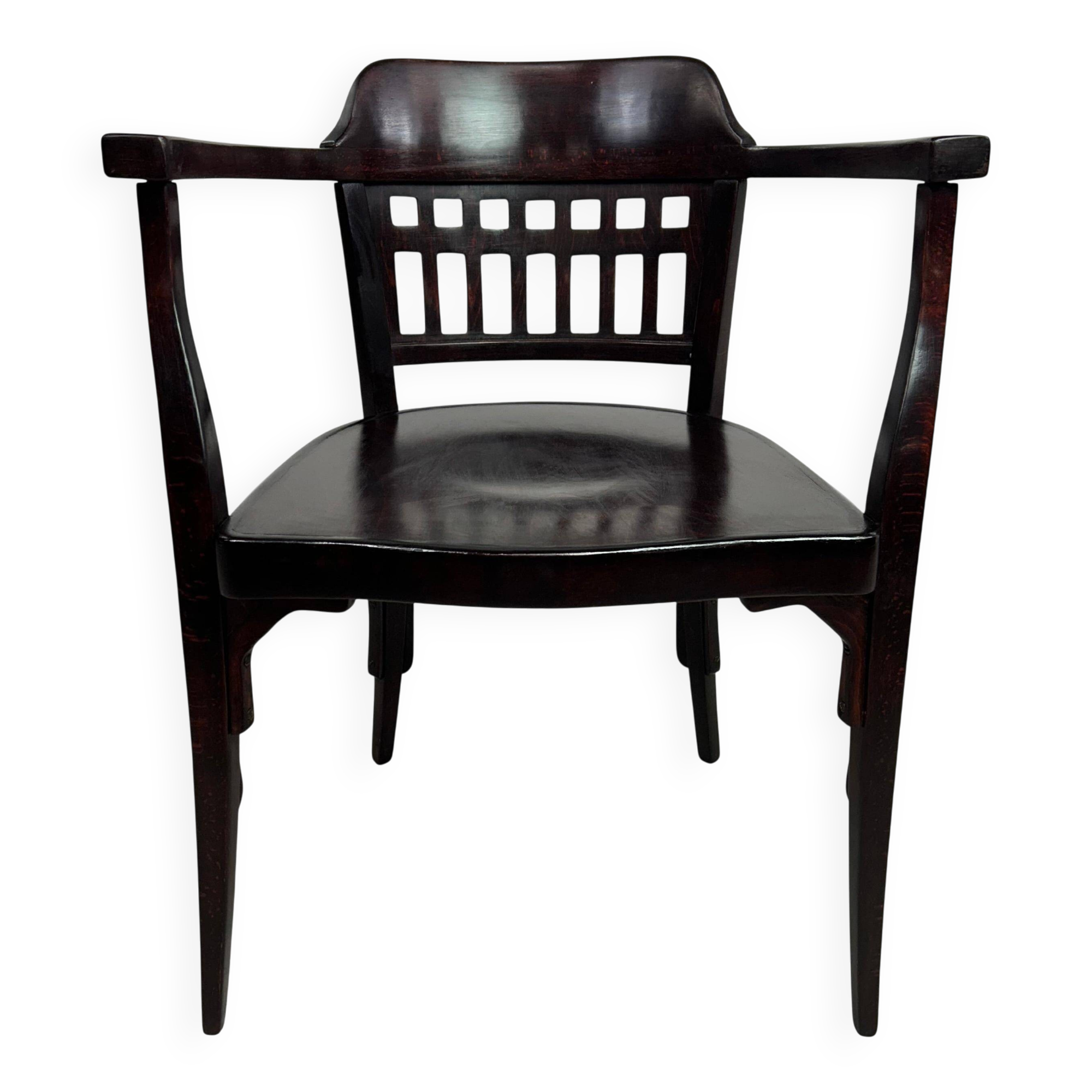 Secession desk chair No. 714 by Otto Wagner for J&J Kohn