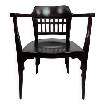 Secession desk chair No. 714 by Otto Wagner for J&J Kohn