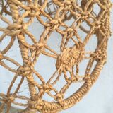 Suspension in macramé rope