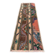 Small vintage Turkish rug 36x103 cm, short runner, mini carpet 2559