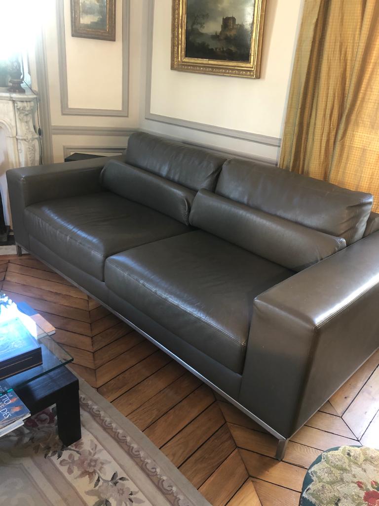 Leather sofa