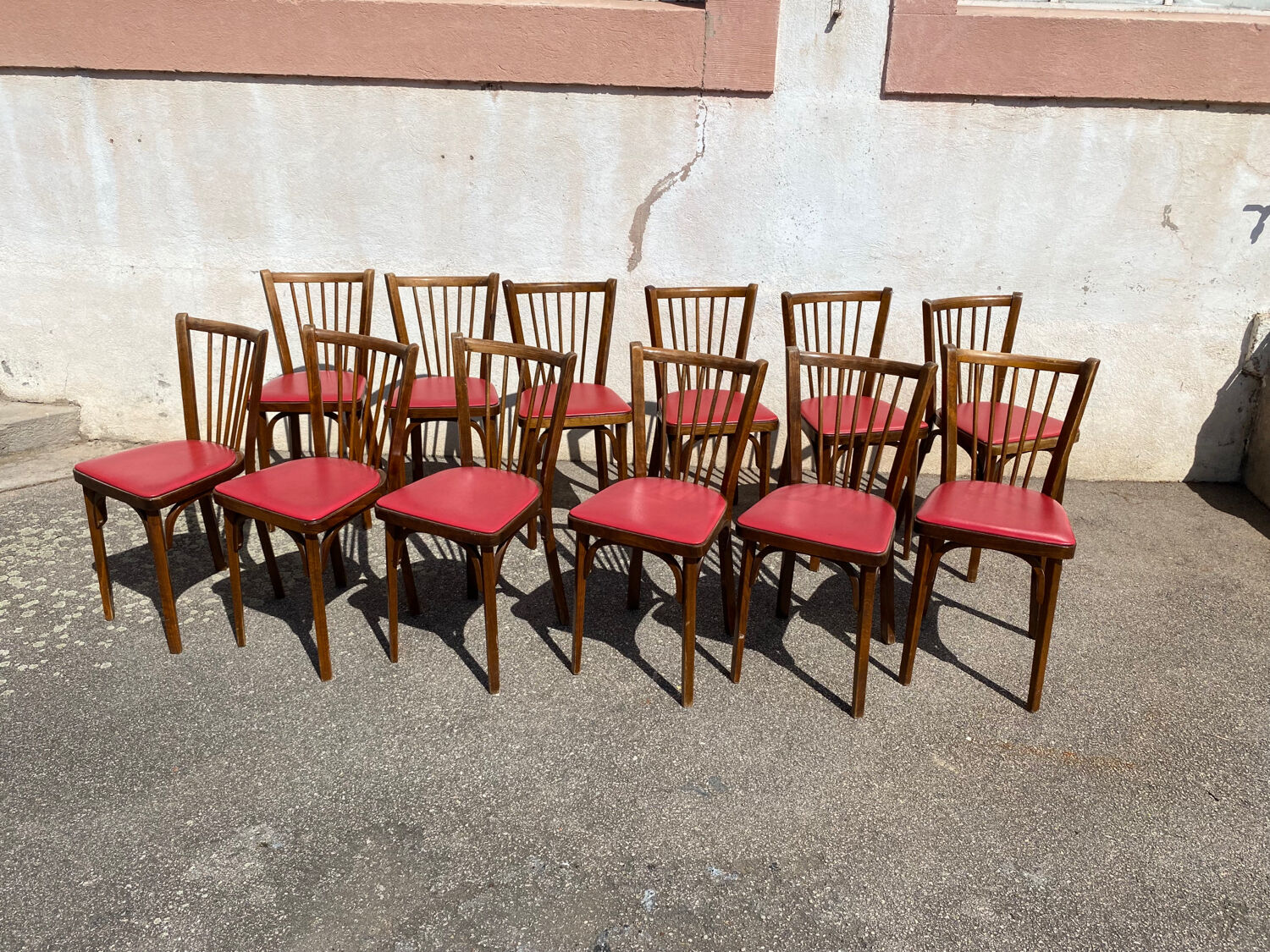 Set of 12 chairs baumann 153