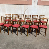 Set of 12 chairs baumann 153