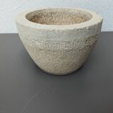 Stone mortar with wooden pestle