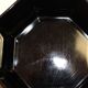 3 black Arcoroc "Octime" serving dishes