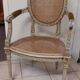 Louis XVI caned armchairs