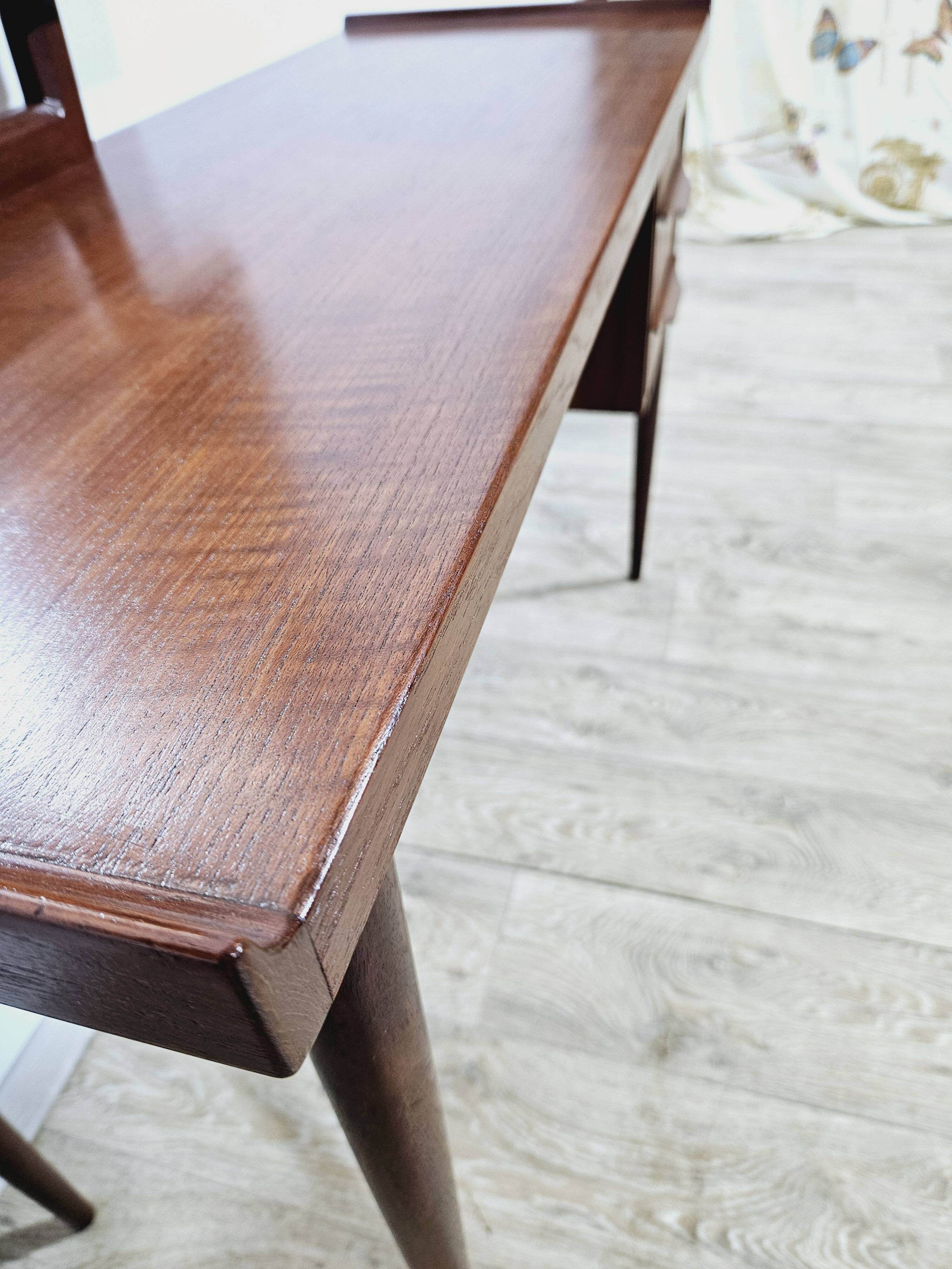 Gunnar nielsen tibergaard, toilet teak, denmark, 1960s.