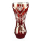 Cut crystal vase from Bohemia