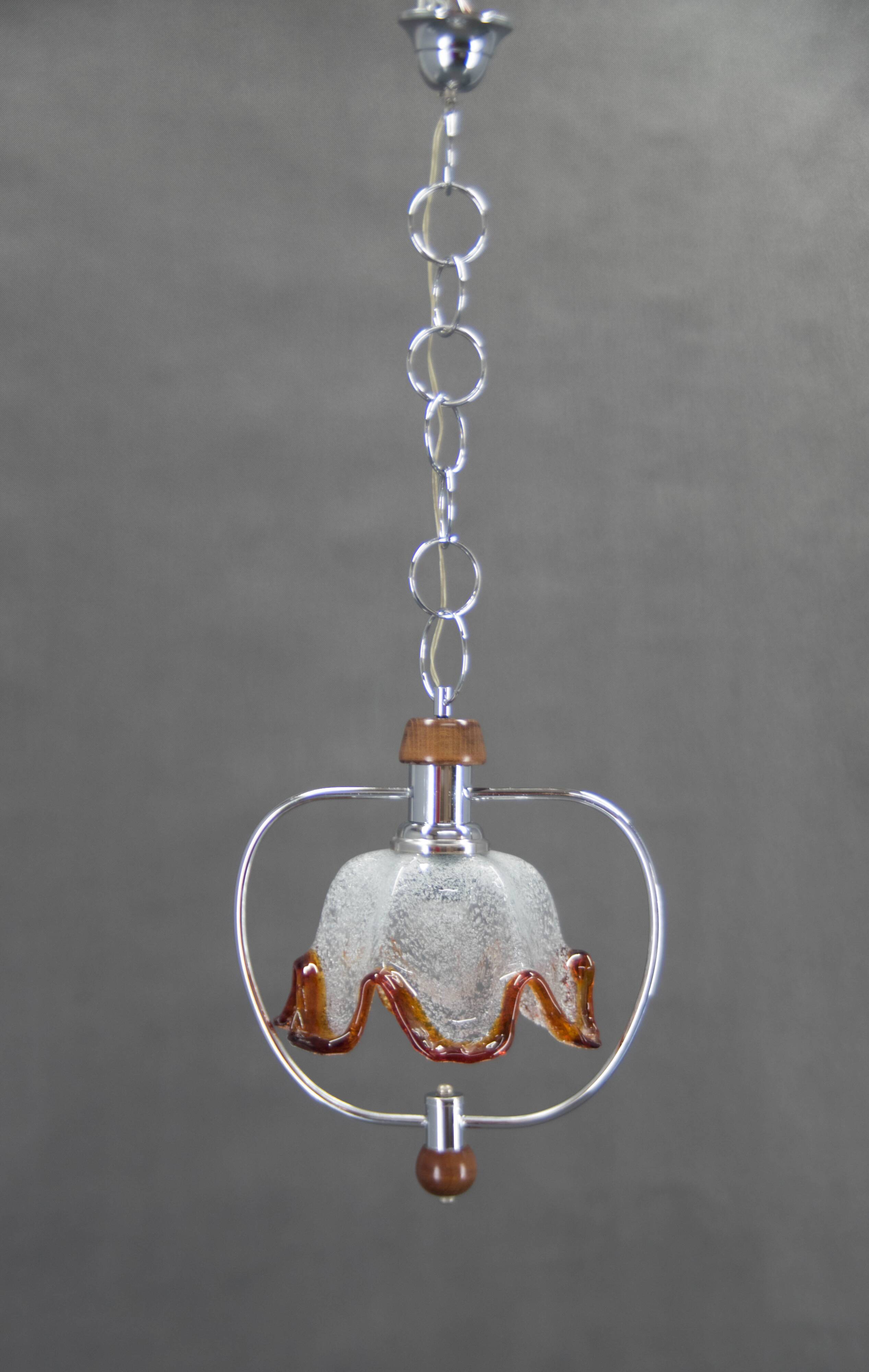 Murano Glass Pendant, Italy, 1980s