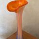 Opalescent calla lily vase vintage