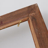 Portrait men 1930 in gold frame - art print