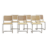 Cesca B32 white chairs