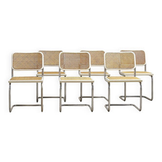 Chaises Cesca B32 blanches