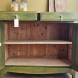 Renovated and distressed old buffet | Gaston