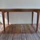 Table à manger scandinave en teck 1960