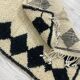 Handmade Moroccan Berber carpet 231 X 95 CM
