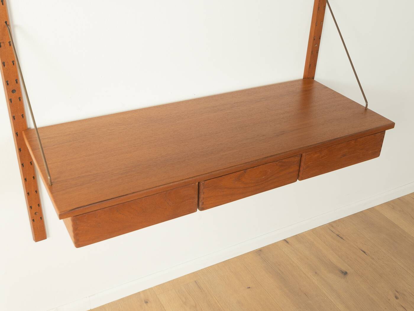 Modular wall shelf by Sven Ellekaer for Albert Hansen, 1960s, teak