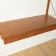 Modular wall shelf by Sven Ellekaer for Albert Hansen, 1960s, teak