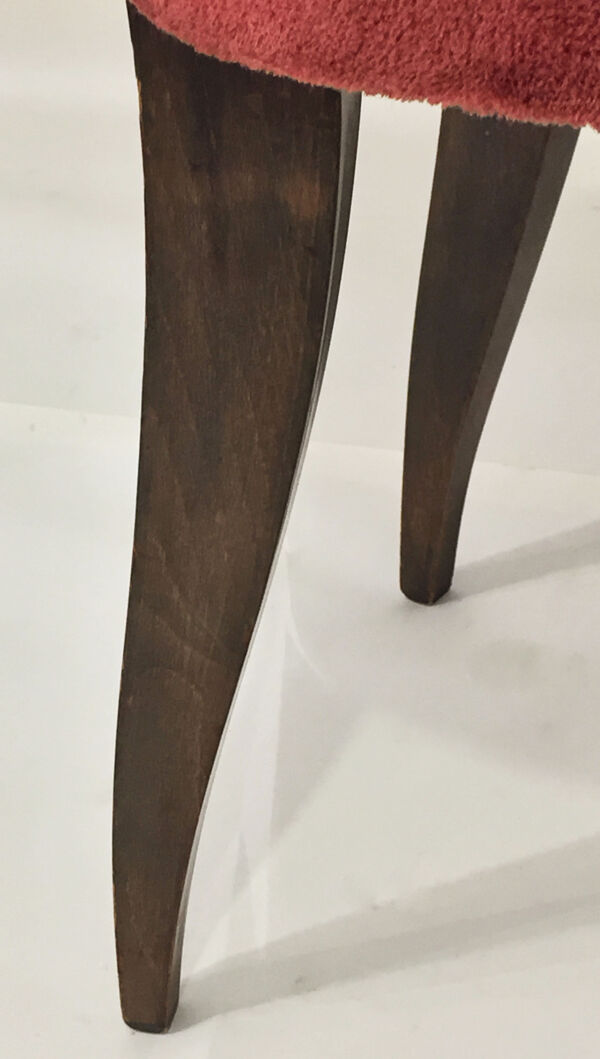 Chaises de salle à manger art déco Maison Leleu 1940’ France (set de 4)