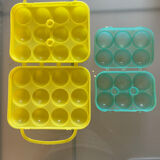 2 egg boxes from the 70s