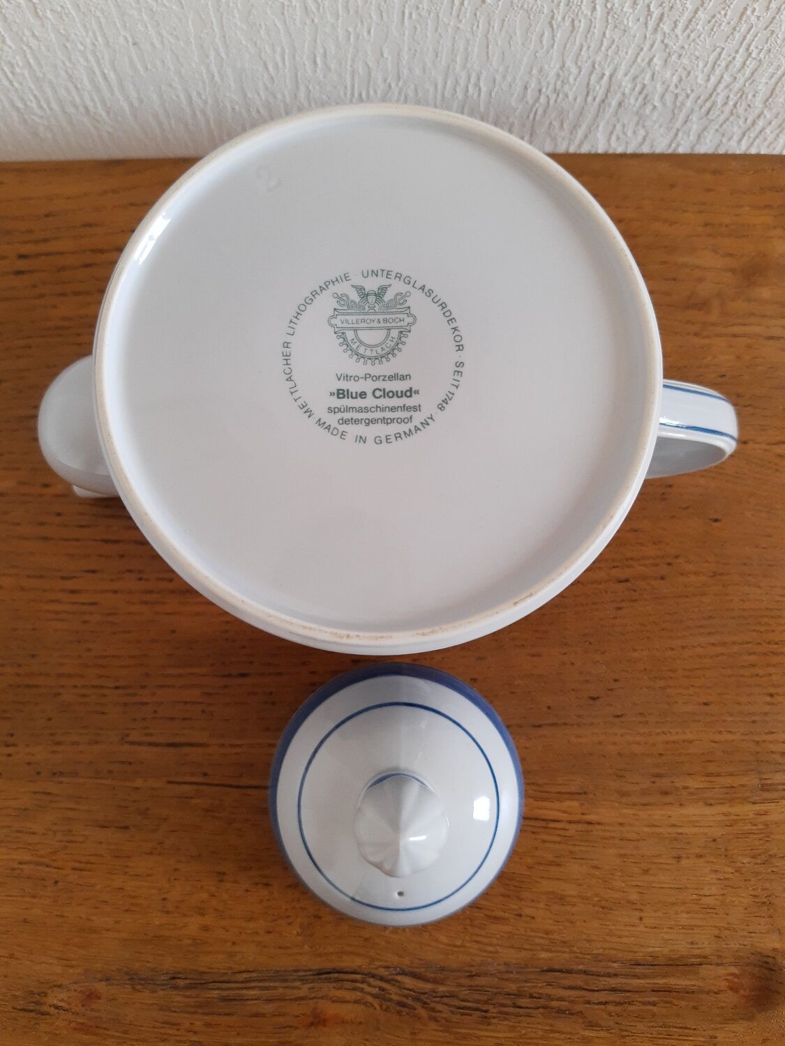 Service à café vintage BlueCloud Villeroy et Boch
