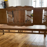 Banc / fauteuil  indien en bois