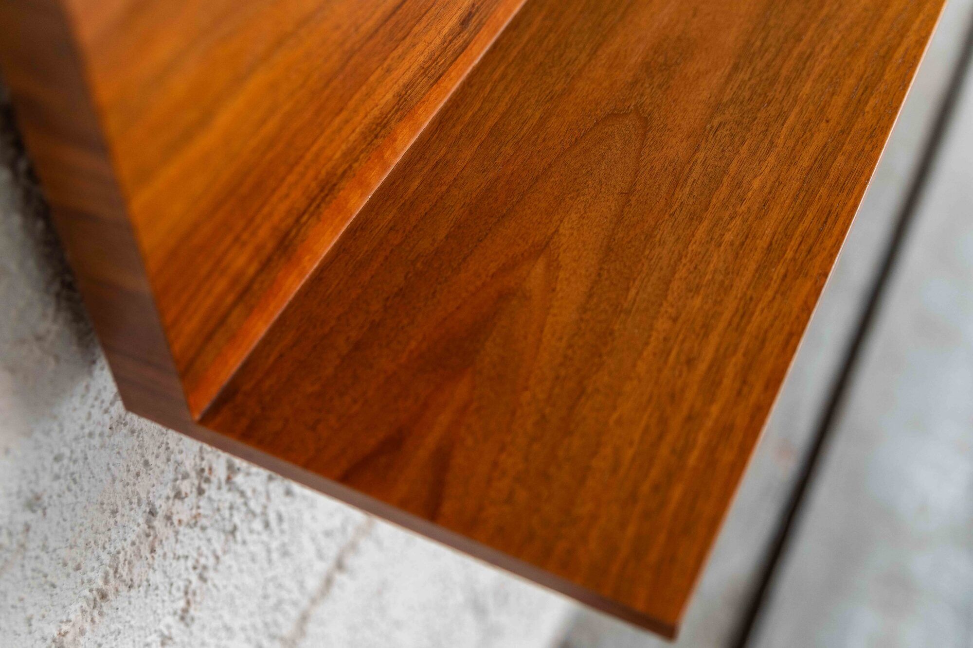 Floating wall shelf by Walter Wirz