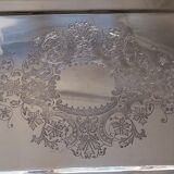 Small rectangular silver metal top