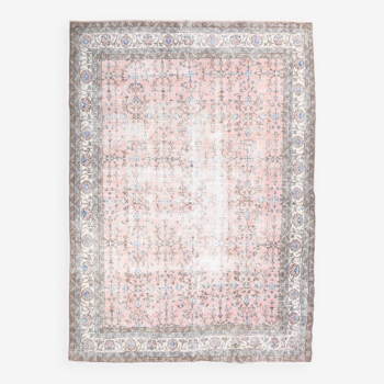 Tapis persan surdimensionné rose blush 8x11, 247x349Cm