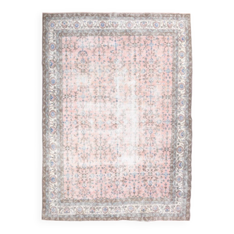 8x11 Blush Pink Oversize Persian Rug, 247x349Cm