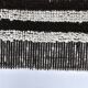2x9 Brown White Striped Runner Rug, 69x289Cm SK 242096