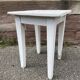 vintage rustic stool, French farmer Painted stool shabby chic 1930