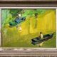 Tableau HSP "Les Barques" par Henri Neuzeret 1898 - 1989