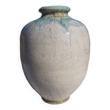 Glazed sandstone jar by François Peyrat